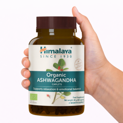 Himalaya Organic Ashwagandha suplemento ayurvédico estrés y relajación