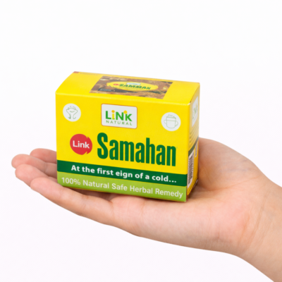 Samahan suplemento herbal ayurvédico Link Natural caja bebida herbal natural sistema inmunológico