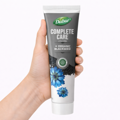 dentifrico dabur complete care organic black seed