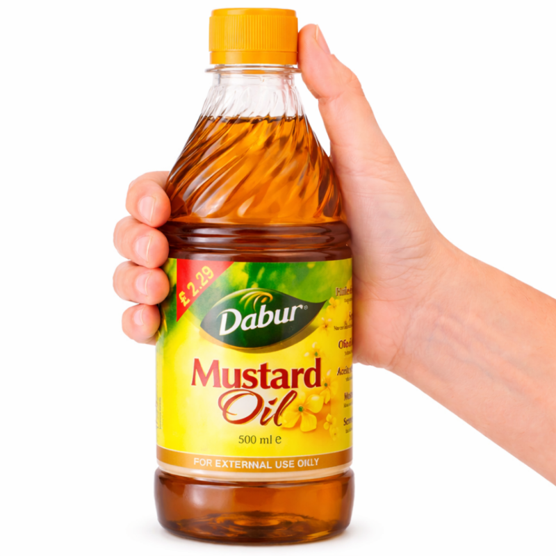 Dabur Mustard Oil botella