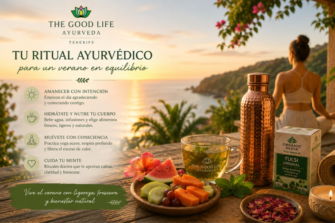 Ritual Ayurvedico de Verano con productos