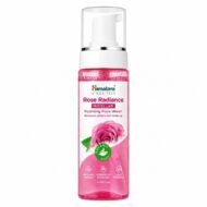 Limpiador Facial Rosa Micelar en Espuma Rose Radiance de Himalaya sobre fondo blanco
