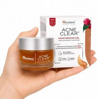 Acne Clear+ Gel Hidratante de Himalaya con ácido salicílico, Neem y Cica