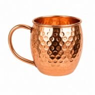 Jarra de Cobre Martillada con Asa | Ayurveda y Tamra Jal - Imagen 2